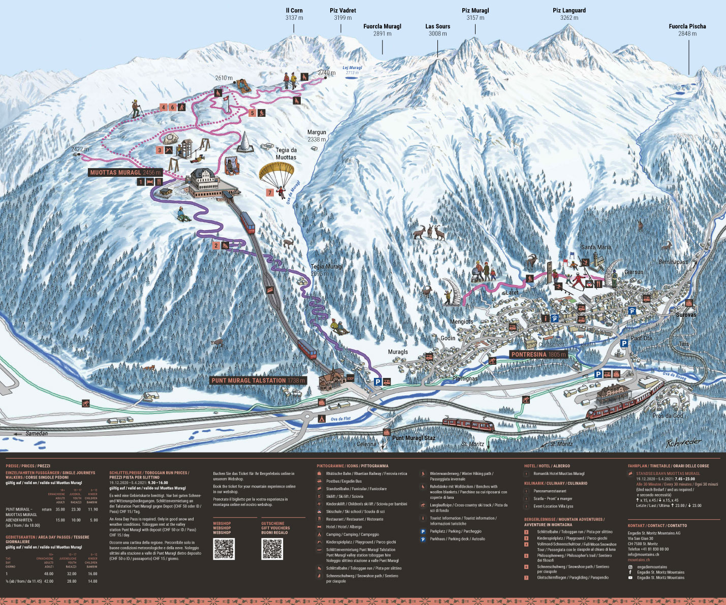 Pontresina ski area
